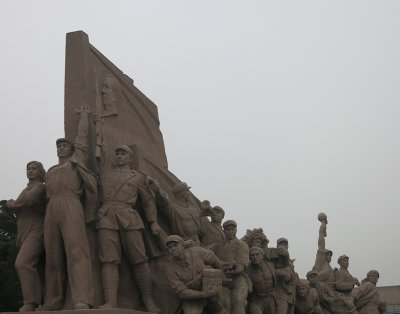 Statues at Tiananmen