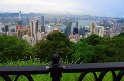 Across is old Kowloon, looking from Honglong Island side,