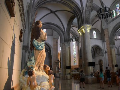 Inside the Manila Cathedral.