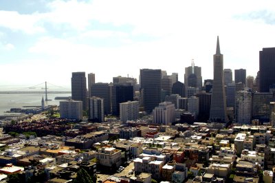 View from top of Coit Tower