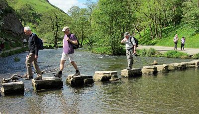 stepping stones, dovedale