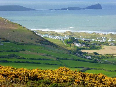 looking out to worm's head, rhossili