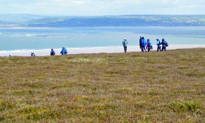 descending from llanmadoc hill