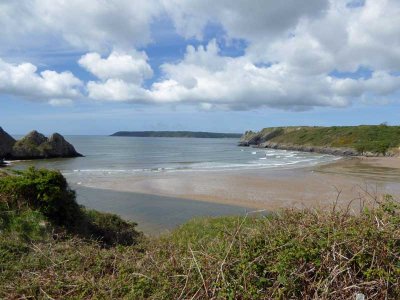 three cliffs bay