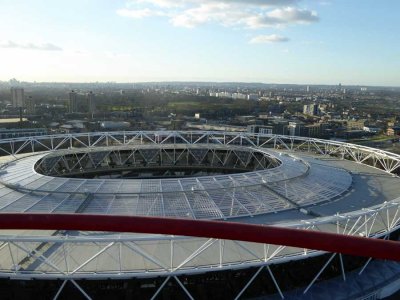 looking out on olympic stadium