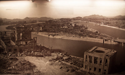 Photograph of the devastation