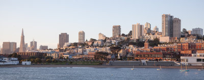 SF shorefront, with Ghirardelli complex on right