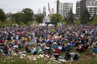 Crowd-Jazz on the Green in Omaha