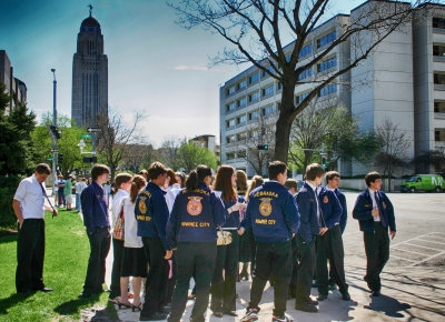 Future Farmers Visit the Capitol City