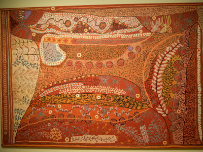 Alice Springs Araluen Art Centre- Aboriginal art