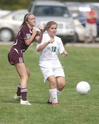 Seton girls varsity soccer vs JC 09-07-2013