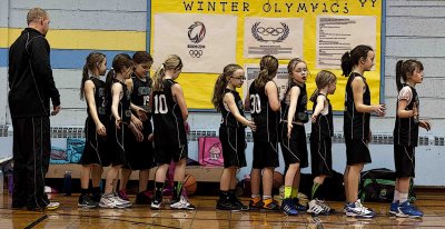 Saints youth basketball vs ME 02-01-2014