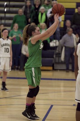 Seton girls varsity basketball vs SV 12-15-2015