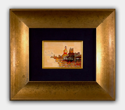 Gold Leaf framed Grand Canal - La Salute