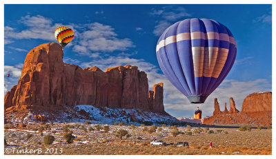 We have lift off in Monument Valley