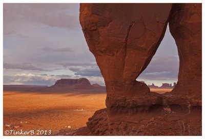 Tear Drop Arch  Monument Valley