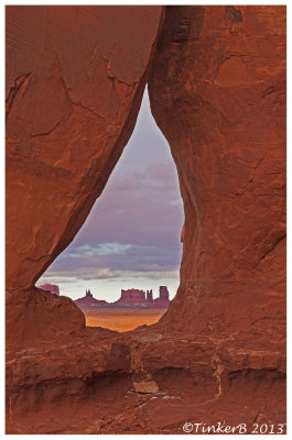 Tear Drop Arch Monument Valley