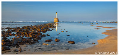 Rattray Head Lighthouse  - retreating tide