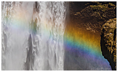 Skogafoss a close crop