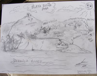 map of PlayaDoa Ana 