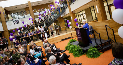 Norma Thomas Small at Dedication