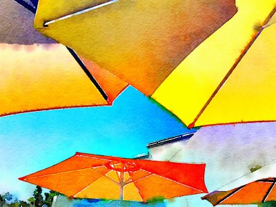 The Umbrellas of Rancho Bernardo