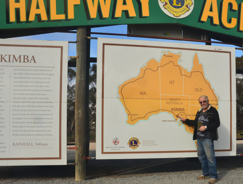 Halfway across the country, but only just starting the Nullarbor
