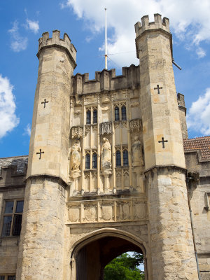 Gateway to Bishops Palace, Wells