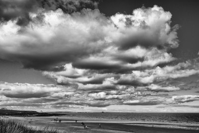 Clouds over Bamburgh Beach