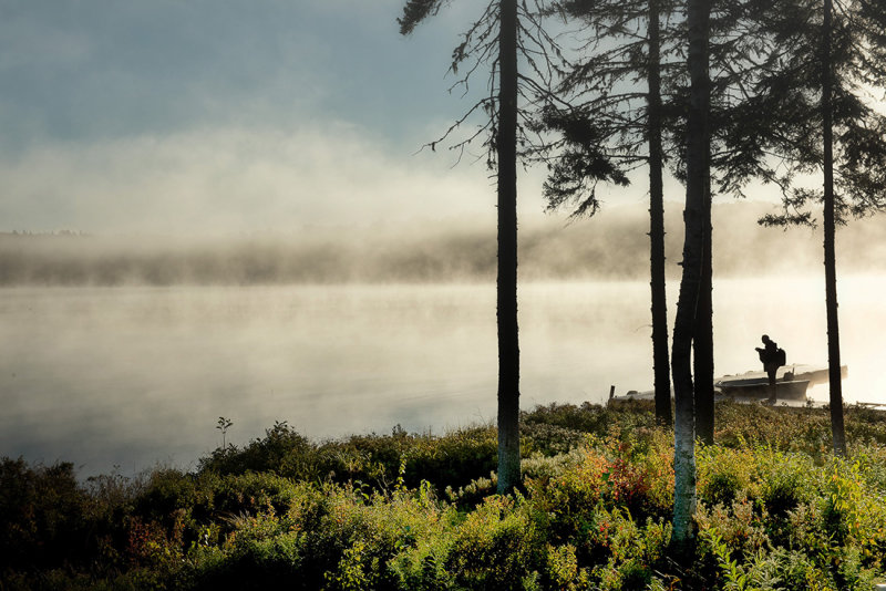 _Au petit djeuner, sur la rive du grand lac