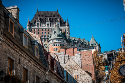 funiculaire et chateau frontenac