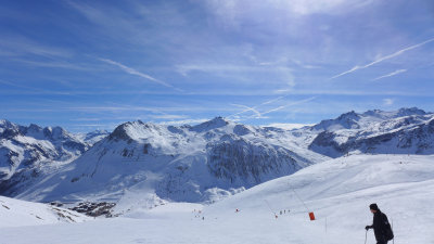 View from Palafour ski route