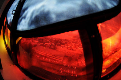 Hallgrimskirkja: stained glass detail