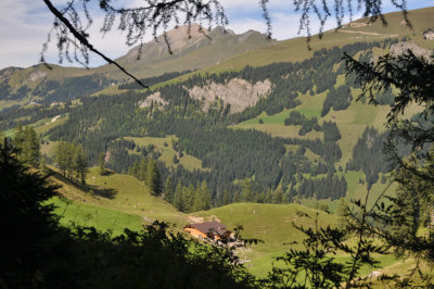View from ascent to Ritzmad