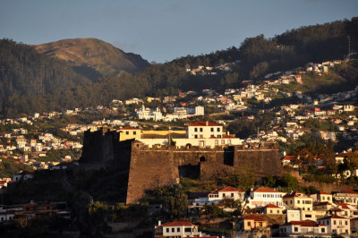 Sunrise on Funchal's fortress