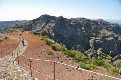 Panorama trail of Pico Ruivo