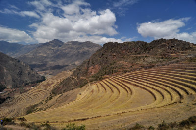 Pisac - Inca terraces at the citadel
