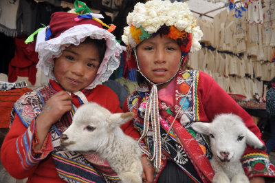 Pisac - posing for a picture