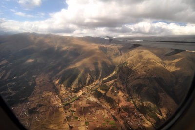 View above Cusco area