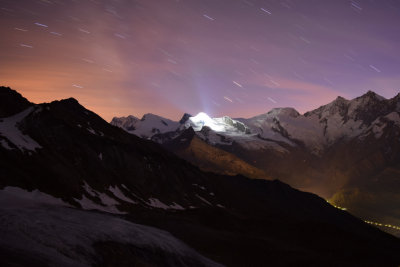 Starry night from Hohsaas