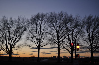 Dusk on the National Mall