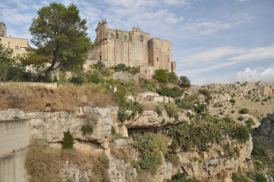 Cliffside church, Matera