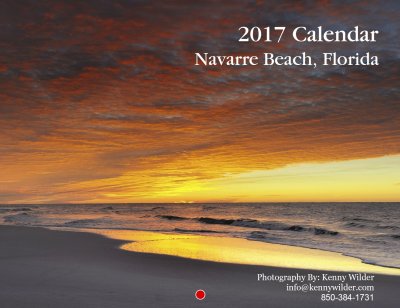 000001: 2017 Calendar - Navarre Beach