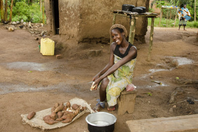 Jimmy's village, in Masindi