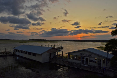 Sunset at Bowens Island