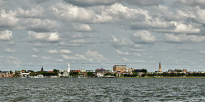 The Battery from Charleston Harbor