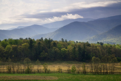 Ominous skies over Cades Cove