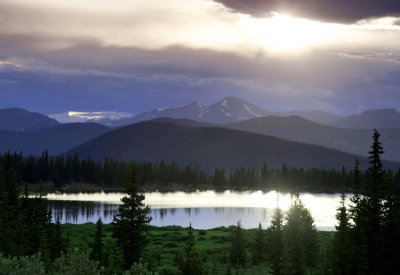 Echo Lake sunset