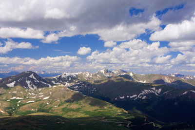 High vista from Mt Bierstadt