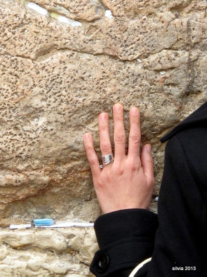 oracion en el muro de los lamentos...Jerusalem